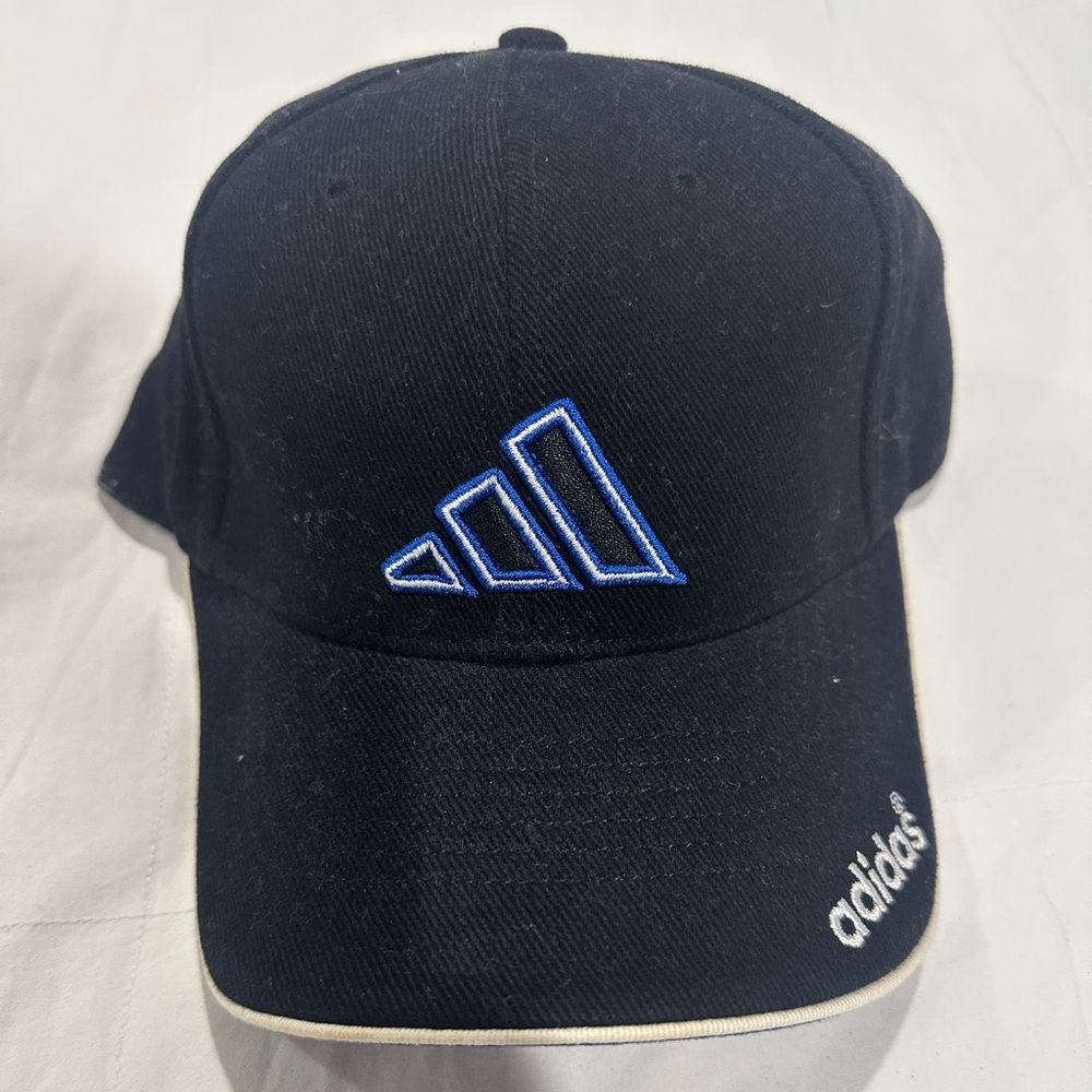 Adidas Black and Blue Cap